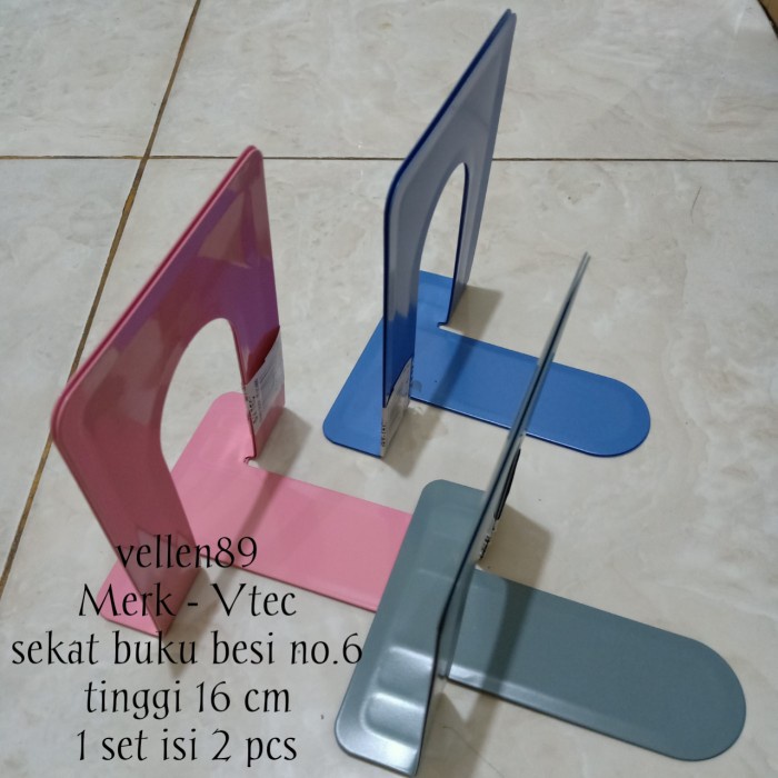 

Diskon Pembatas Buku - Sekat Buku Besi No.6 @2 Pcs Trendi