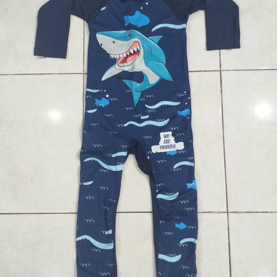 Baju Renang Diving Anak Laki laki Perempuan Tangan Setelan Panjang Top LUCU OKE