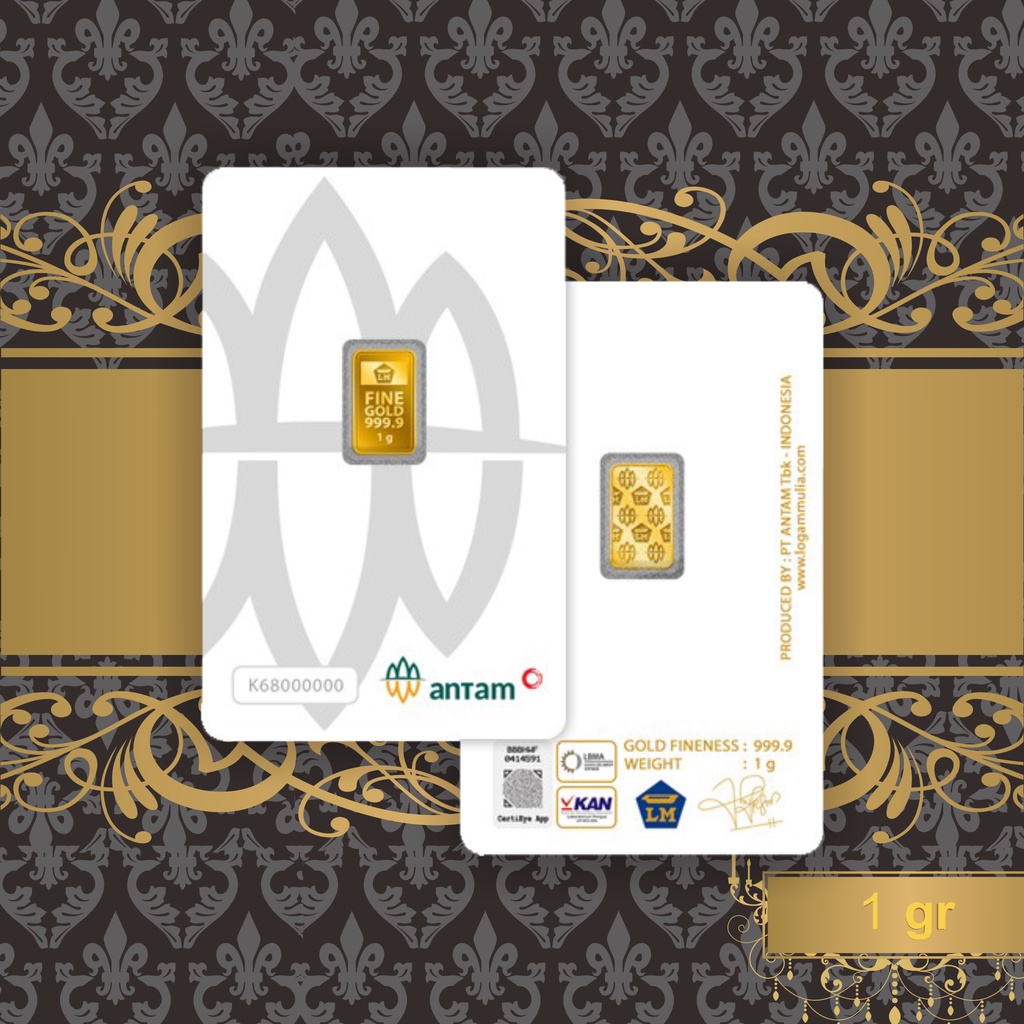 Logam Mulia Emas Antam 1 Gram Terbaru 2022