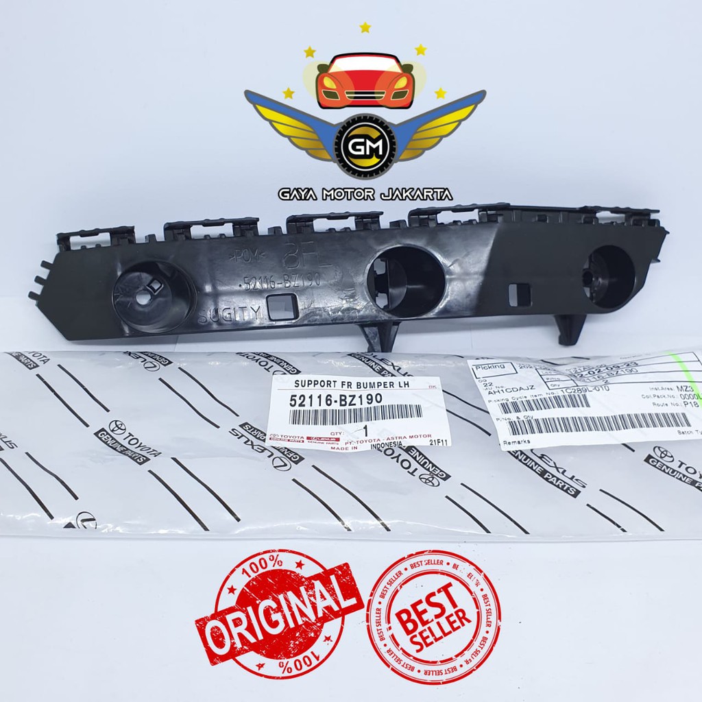 Support Bracket Bumper Depan SET Kiri-Kanan Calya-Sigra Original