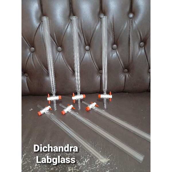 kolom kromatografi buret teflon chromatography