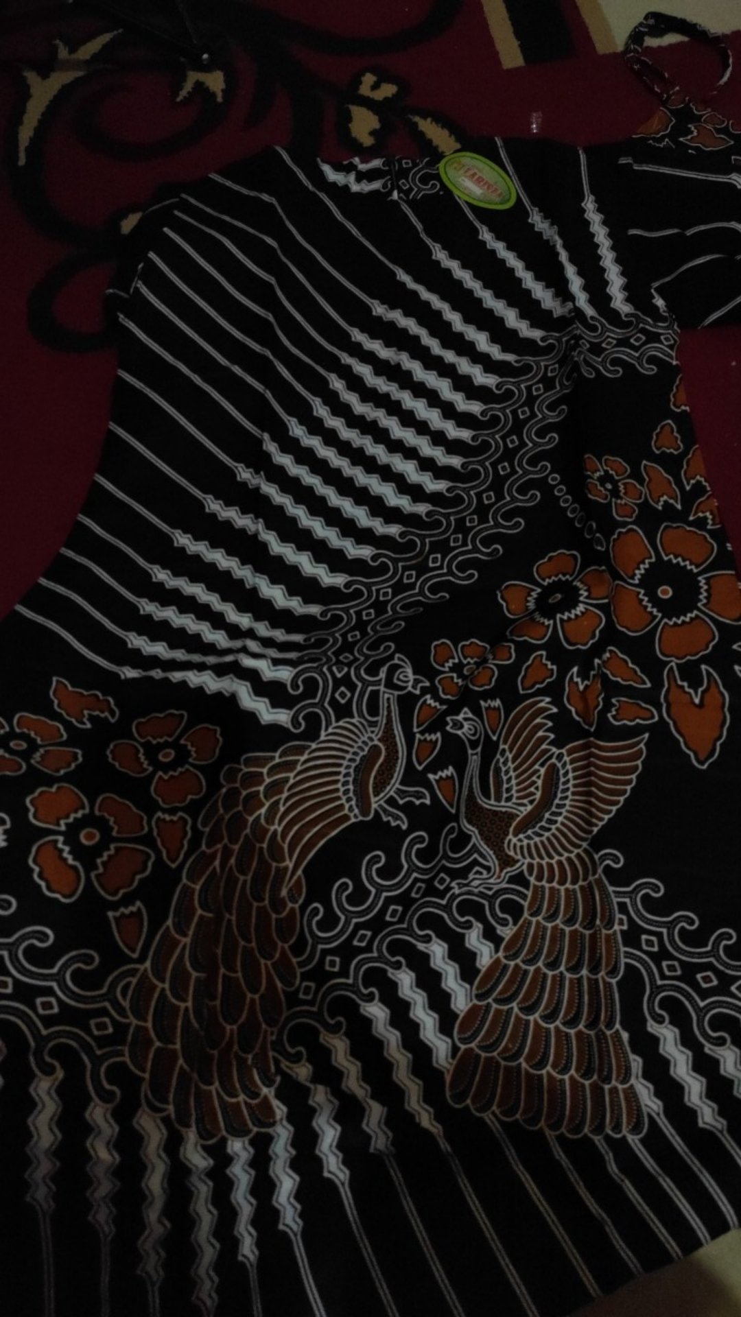 M-l-xl-xxl Batik Tunik Wanita Asj Sa Hrb026 Kenongo Pekalongan Sogan Tulis