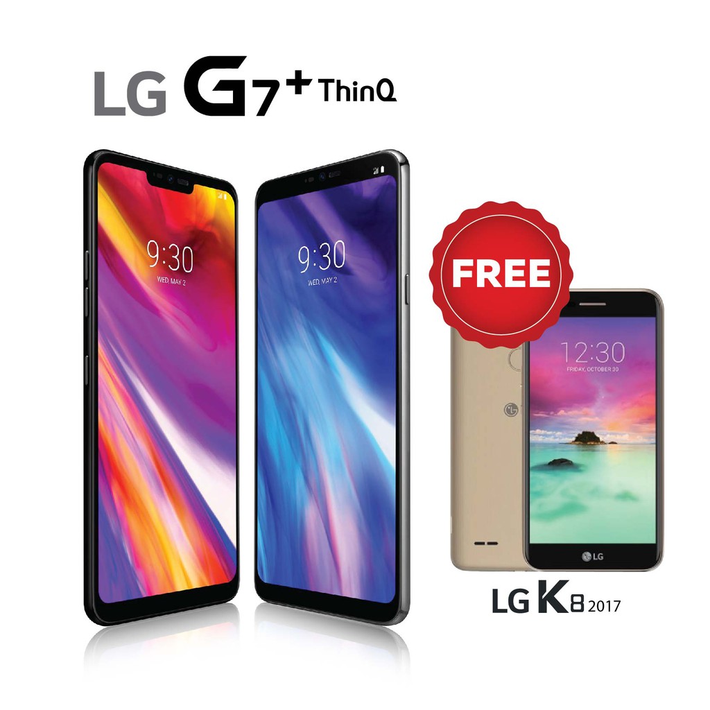 Promo LG G7 Plus ThinQ ( 6/128GB ) Free LG K8 2017 Garansi Resmi LG