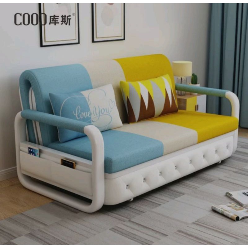 SOFABED MINIMALIS RUANG TAMU / SOFABED MULTIFUNGSI MODEL TERBARU