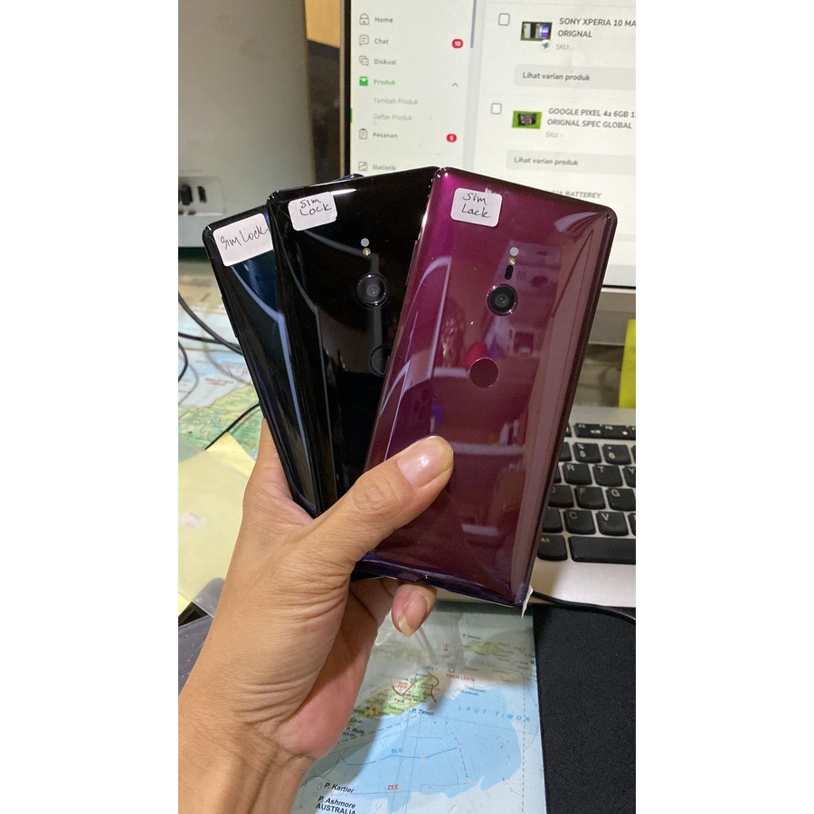 DI JUAL SEMUA HANDPHONE RUSAK SONY XPERIA IPHONE DAN LAIN LAIN.-XZ3 SIM LOCK