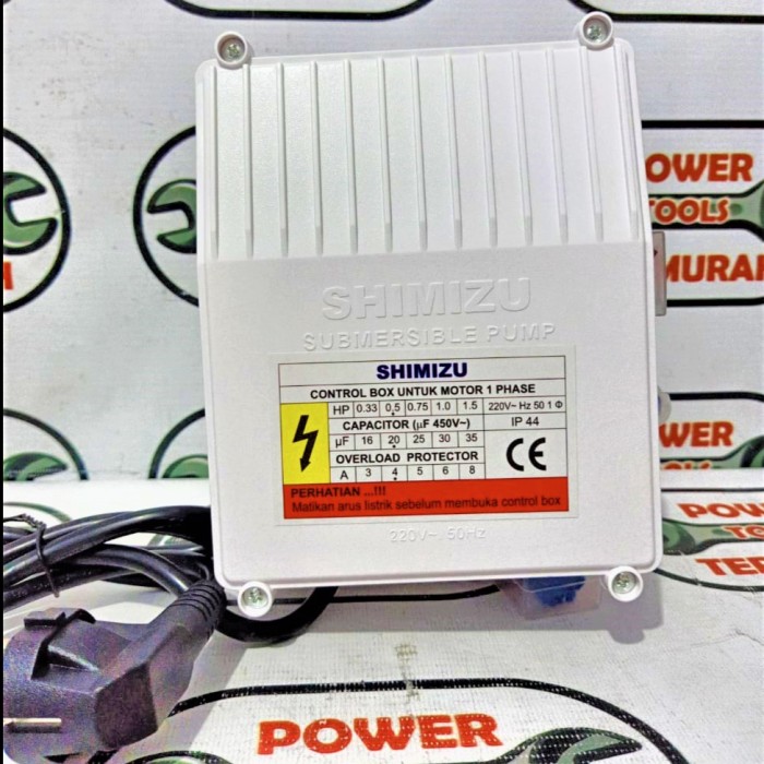 Control Box SHIMIZU SPG20-315K 0.5 HP Submersible Pompa Celup 3" 1/2