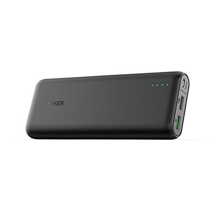 Anker Powercore Power Bank 20000 Mah With Quick Charge 3.0 - Black Murah + Gratis Ongkir
