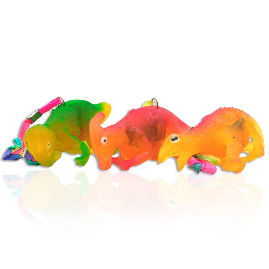 Dinosaurus Karet Jelly Mainan Anak Dino tanpa Lampu LED