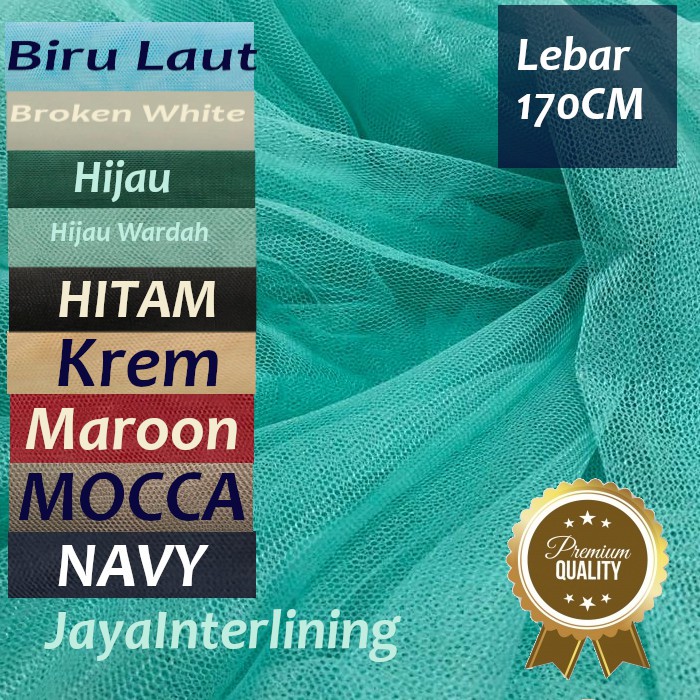 Kain Soft Tile Tulle  Polos HALUS PREMIUM