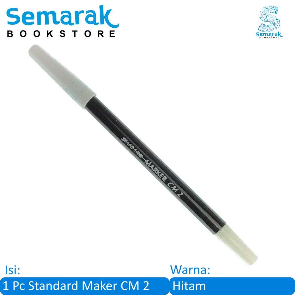 

Standard Marker CM 2 Spidol Warna - Hitam