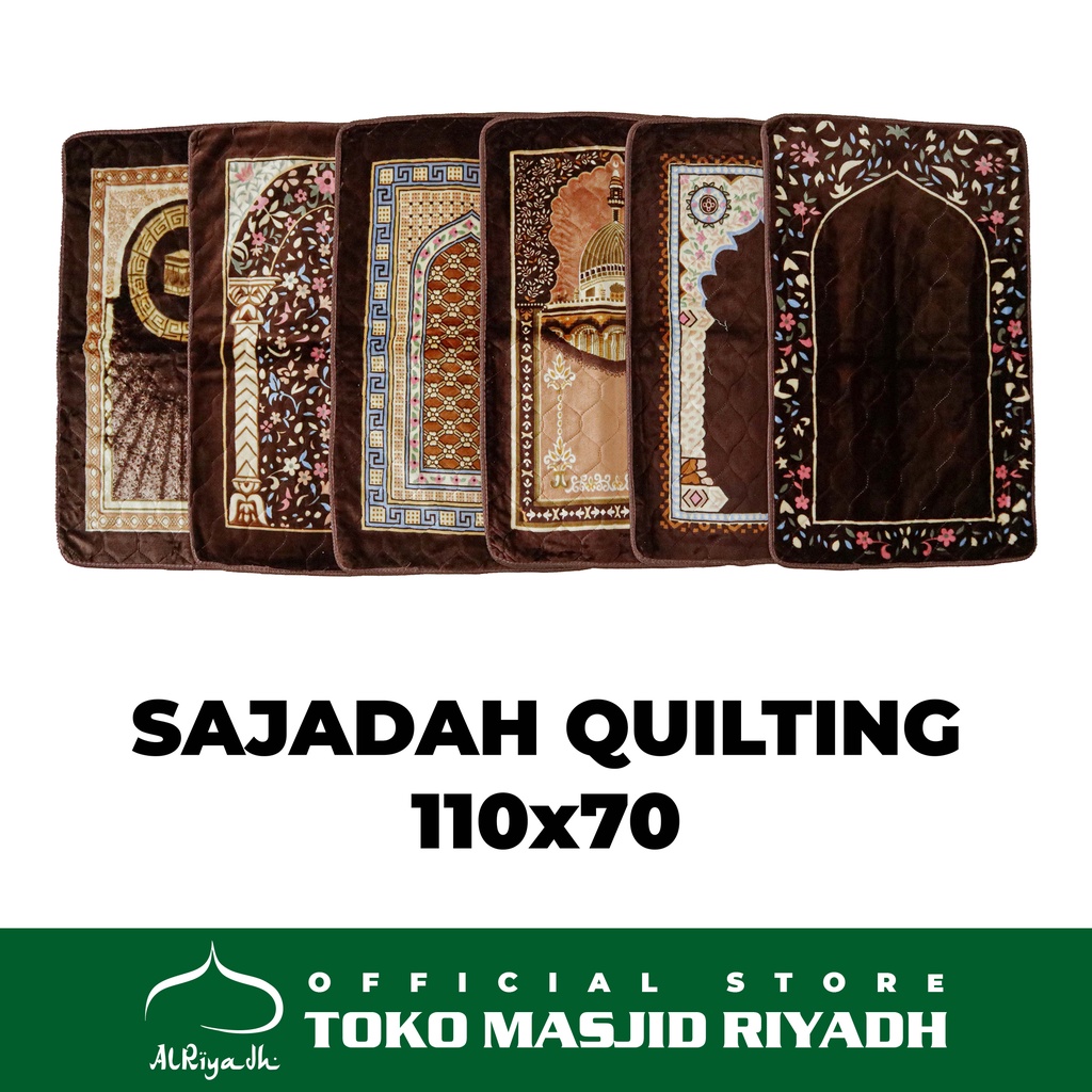 Sajadah Quilting Sajadah Tebal Halus Sajadah 70 CM Sajadah Arbain