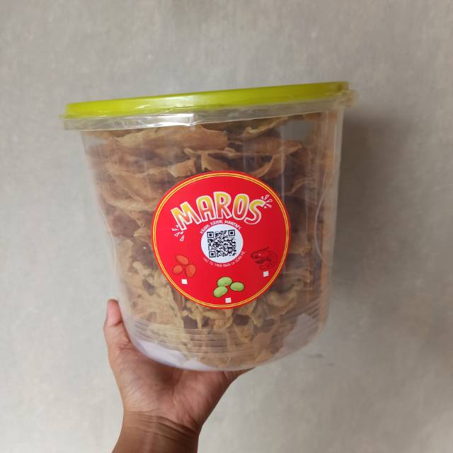 

Rempeyek Peyek Udang Rebon 550gr