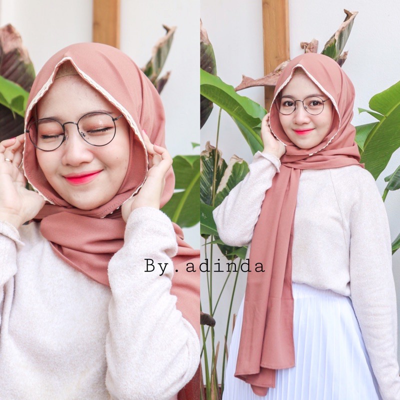 Pashmina Renda Diamond Pasmina Tali Hijab Instant Jilbab