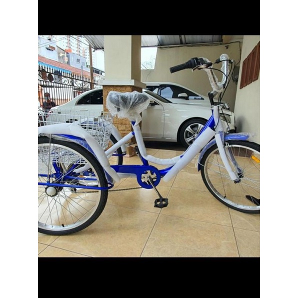 sepeda trike taiwan alloy 24 7 speed cargo bike biru minion pabrikan cruiser not schwinn lowrider