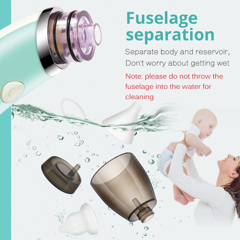 Baby Nasal Aspirator Pembersih Hidung Bayi Elektrik Alat Penyedot Ingus Tersumbat Anak Nose Cleaner