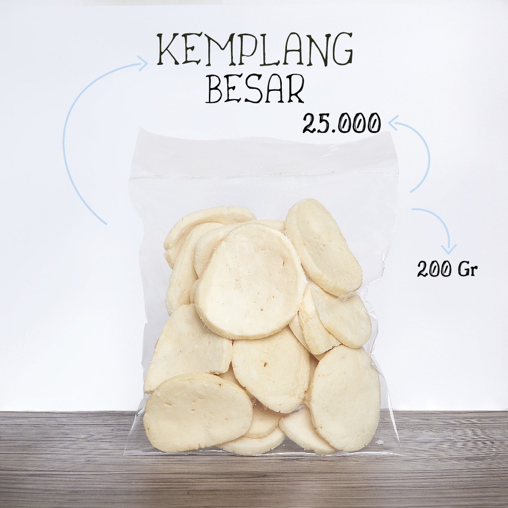 

Kerupuk Kemplang Besar 200 gram Asli Palembang