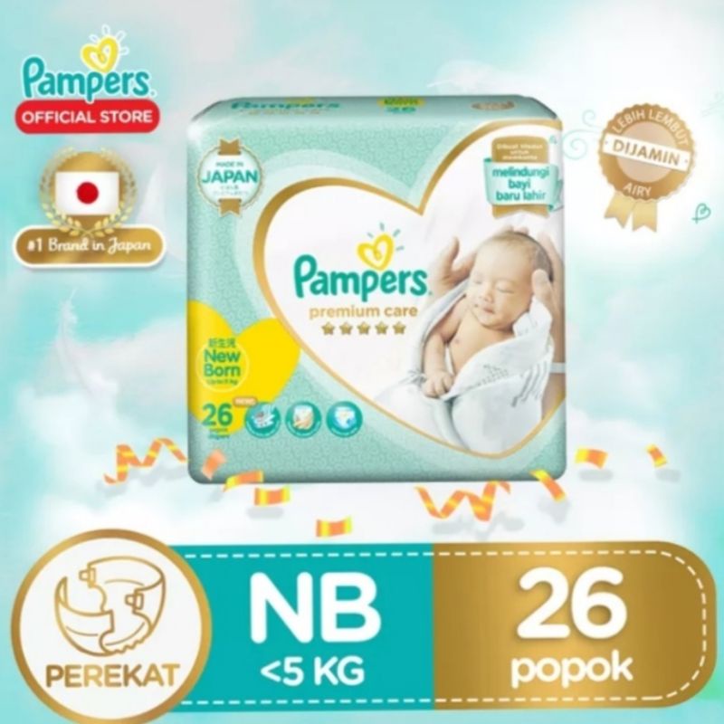 Pampers Premium New born 26