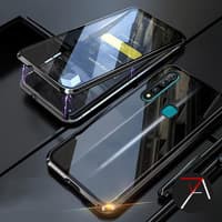 Vivo Z1Pro Z1 Pro Magnetic Case Metal Glass Back Cover Casing 2 in 1