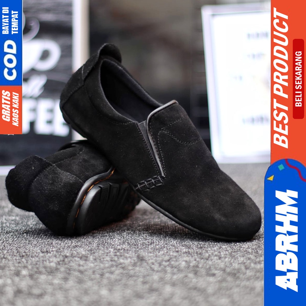 Abrhm Stone - Sepatu Slip On Pria Casual