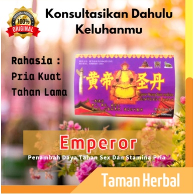 Hot Sale - Obat Herbal Mengatasi Ejakulasi Dini Tanpa Efek Samping Emperor Huang Saint Medicine Orig