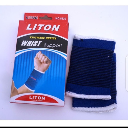 8620 Deker Pergelangan Tangan Wrist Support Dekker Palm Pelindung Otot Olahraga Bahan Elastis - 2 Pcs