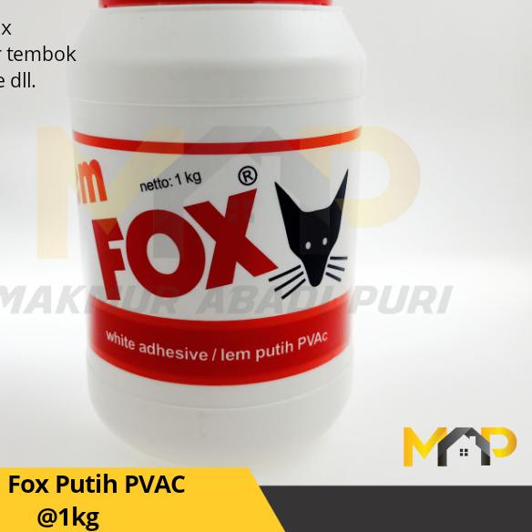 

♦ Lem Fox Putih PVAC 1kg - Lem Putih Serbaguna - Lem Kayu - Lem Kertas ➧