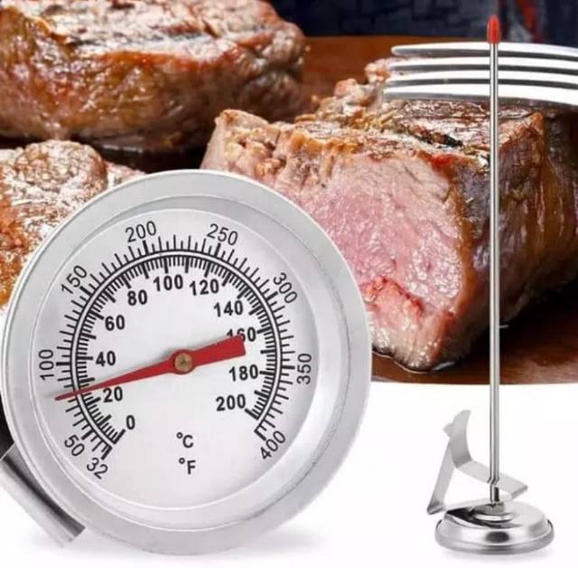 THERMOMETER SUHU PANAS MINYAK GORENG MASAKAN MINUMAN PANJANG 20 CM