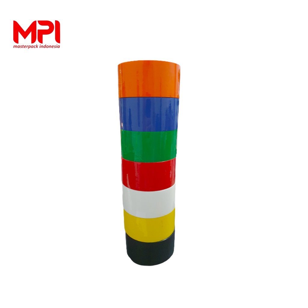 LAKBAN WARNA WARNI 45MM X 50 METER MASTER PACK INDONESIA