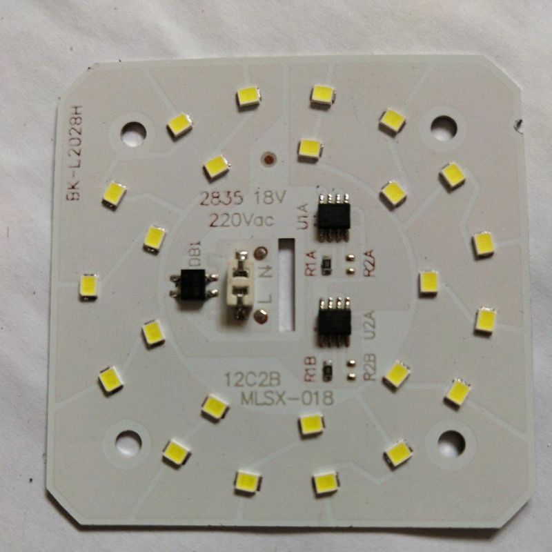 PCB LED  AC 10 watt, 15 watt  langsung ke listrik PLN kotak
