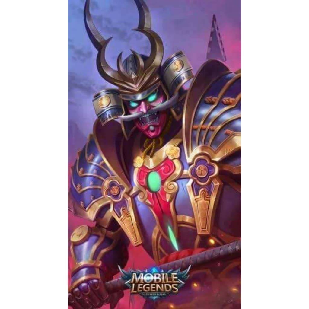 SKIN MOBILE LEGENDS ALPHA ONIMUSHA COMMANDER SKIN EPIC ALPHA