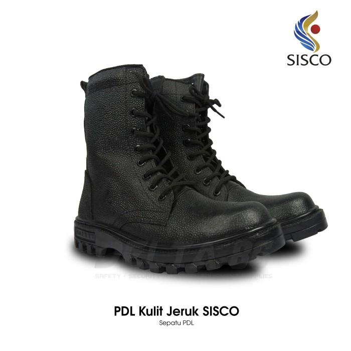 Secure | Sepatu Pdl Safety Tni / Polri / Pol Pp / Satpam Ujung Besi