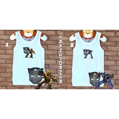 SINGLET TRANSFORMER / SINGLET KARAKTER ANAK / SINGLET TOKUSEN