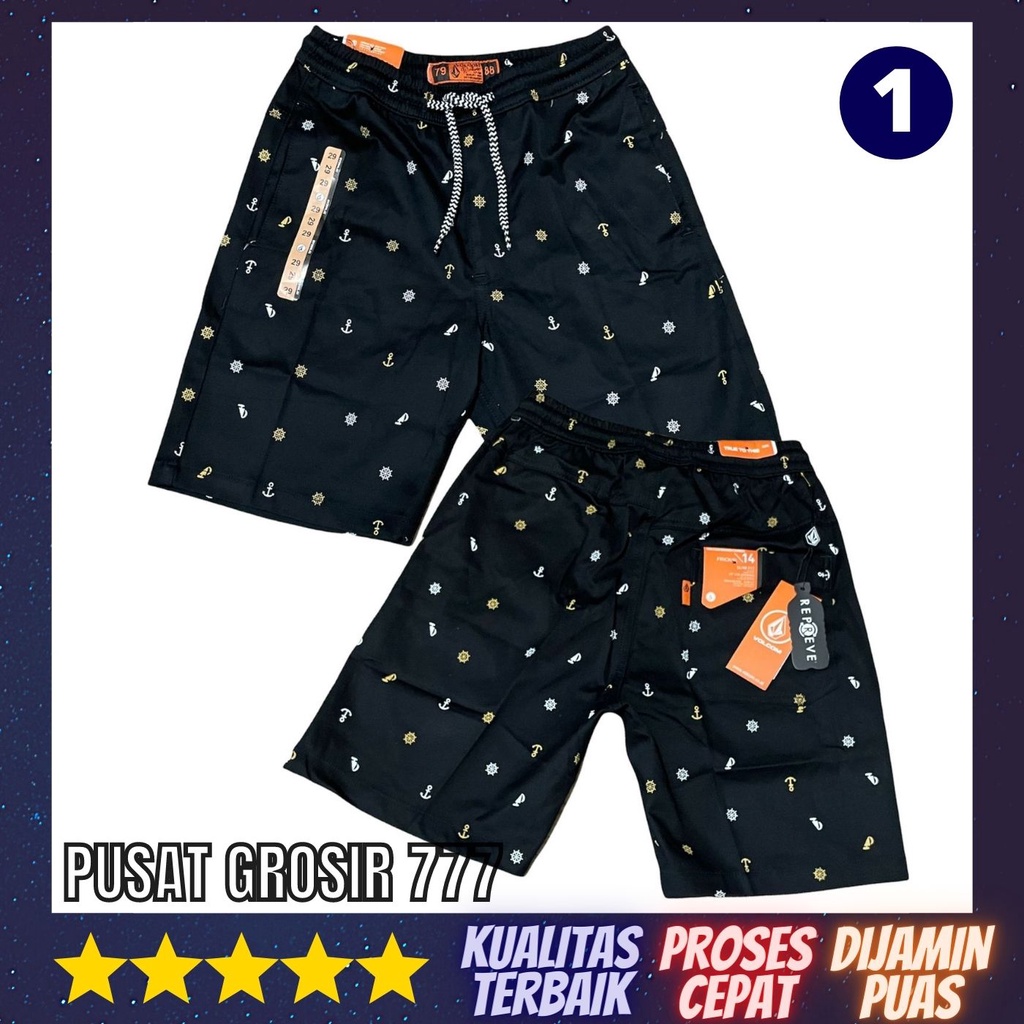 Celana Pendek Motif Pria / Celana Santai Pria Premium PCP 12