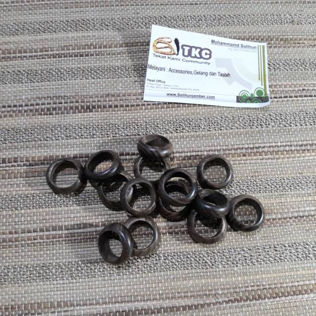 Cincin kayu bertuah kalimosodo super power ukuran lobang size 8
