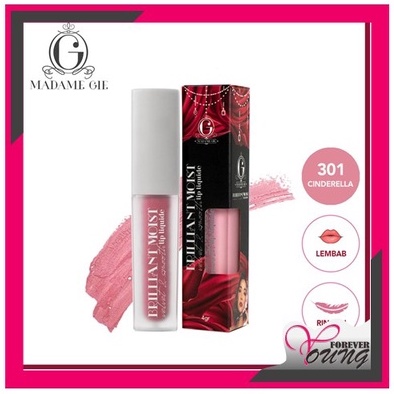 FOREVER YOUNG - Madame Gie Briliant Moist Velvet & Smooth Lip Liquide - MakeUp Lip Cream Lipstik