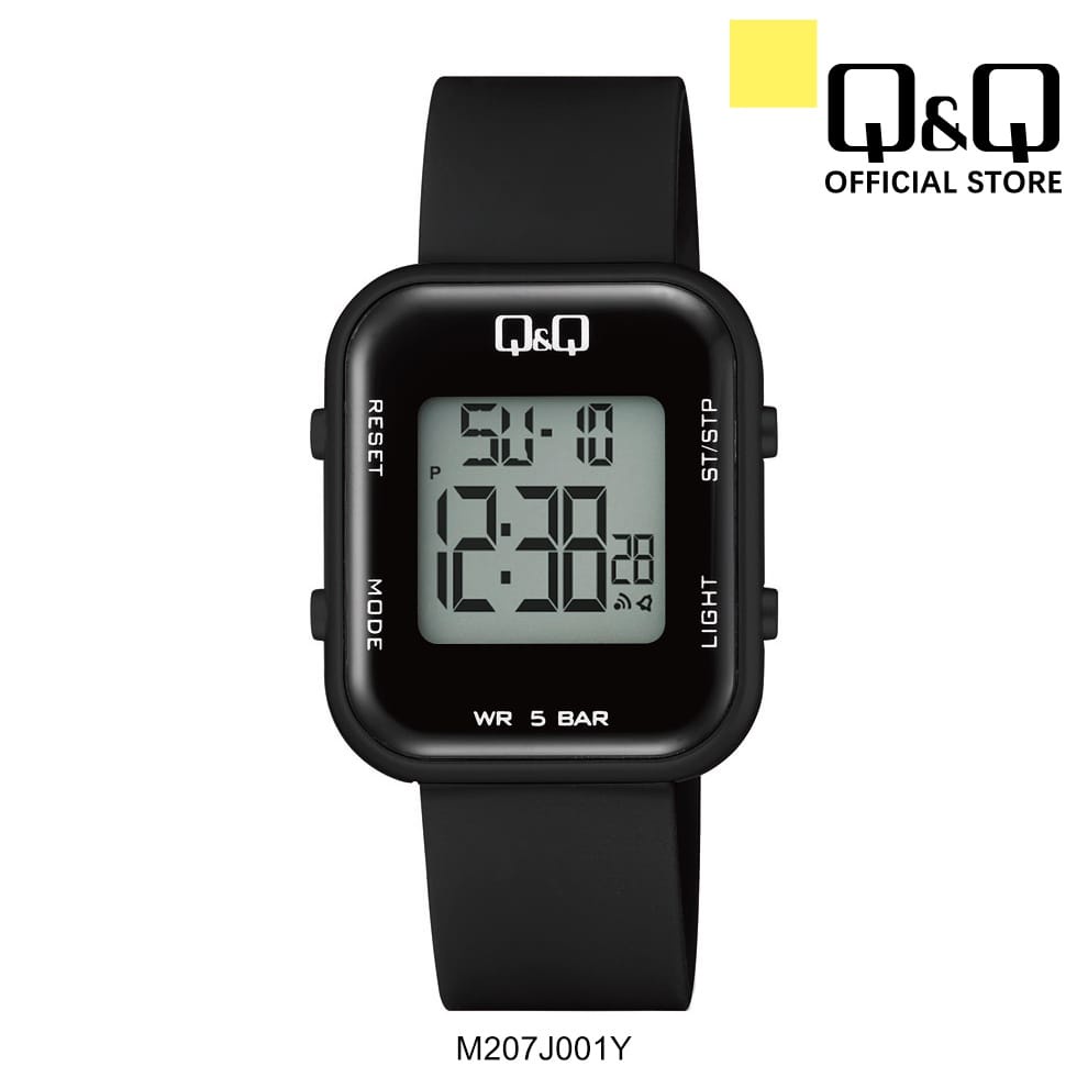 Q&Q Japan by Citizen Unisex Watch Jam Tangan Pria Wanita Digital QQ M207 Original