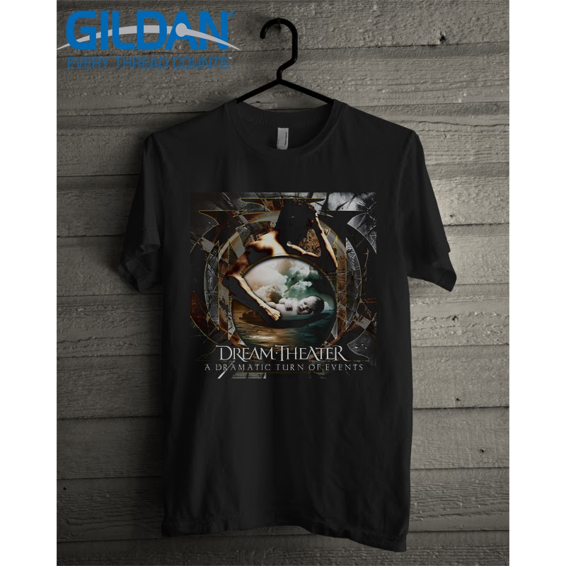 KAOS BAND DREAM THEATER TSHIRT ORIGINAL GILDAN SOFTSTYLE DRT 06