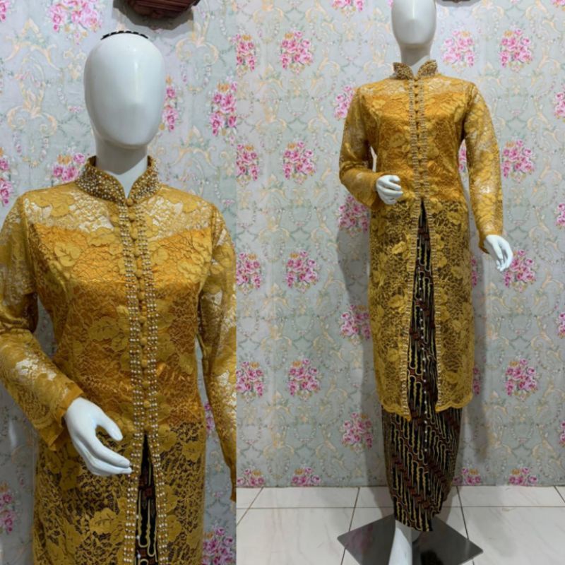 KEBAYA IBU BESAN/BAJU SERAGAMAN PAGER AYU/KEBAYA AKAD/SETELAN KEBAYA WISUDA