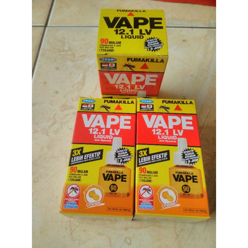 Obat Nyamuk Vape Liquid Refill - 90 Malam