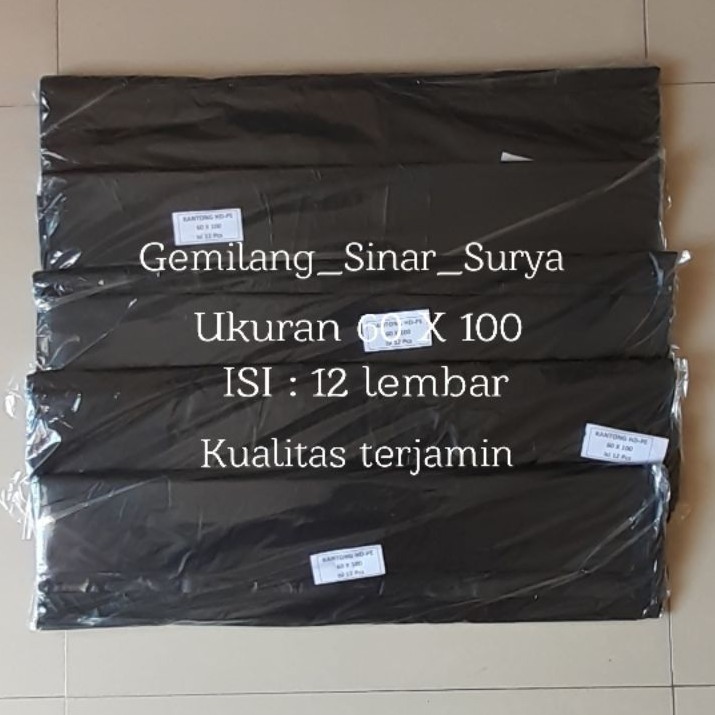 Kantong Plastik Sampah Hitam, Kantong Sampah Hitam, Tempat Sampah (semua Ukuran)