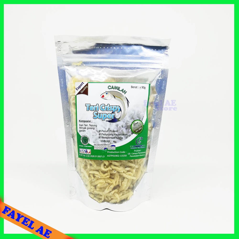 

Teri Crispy Super Original Non MSG Tanpa Pengawet