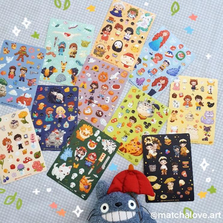 Banyak Dipakai.. Ghibli Stickers