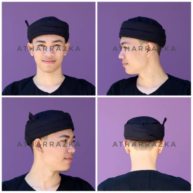 Blangkon Iket Sunda Premium - " Candra Sumirat " Hitam