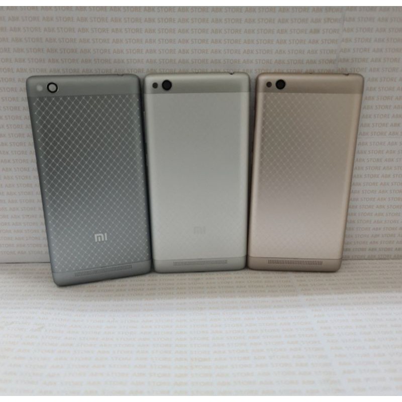 BACKDOOR BACK COVER CASING TUTUP BELAKANG XIAOMI REDMI 3 ORIGINAL