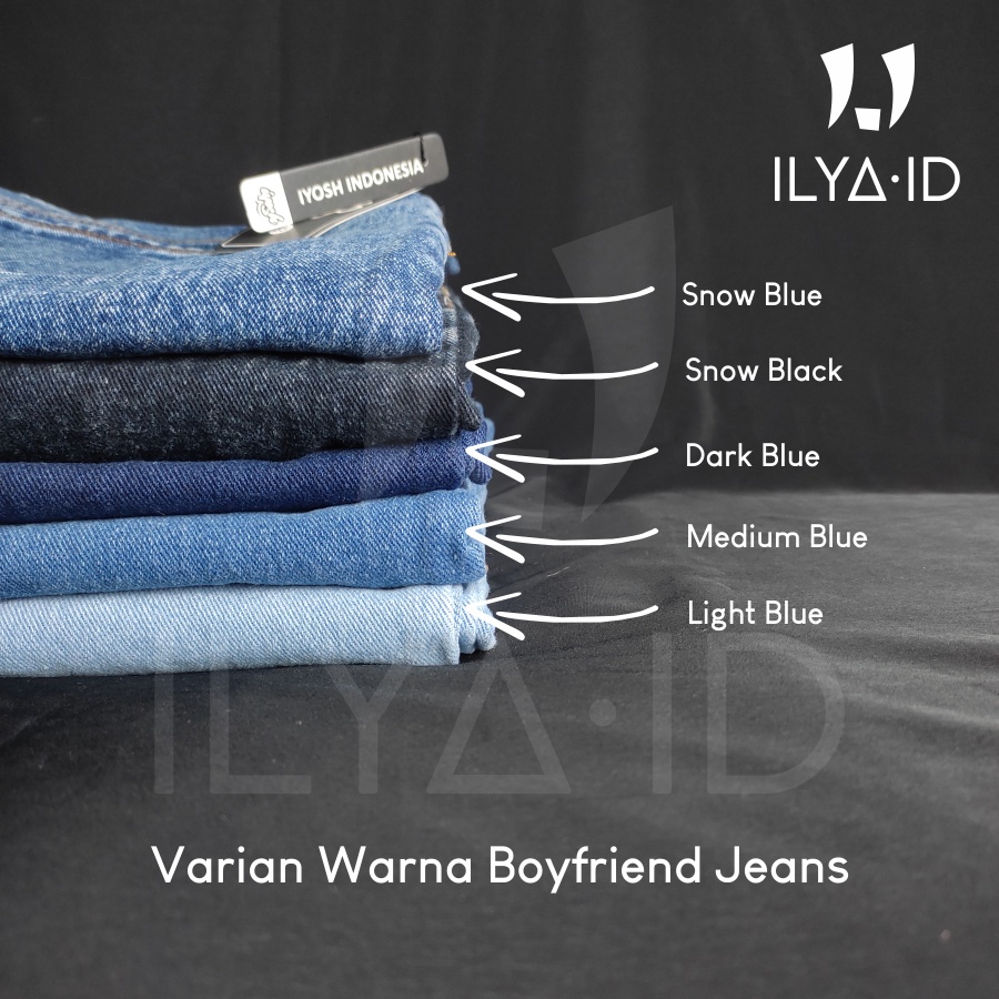 Celana Boyfriend Jeans Wanita - Boyfriend Jeans Highwaist Wanita