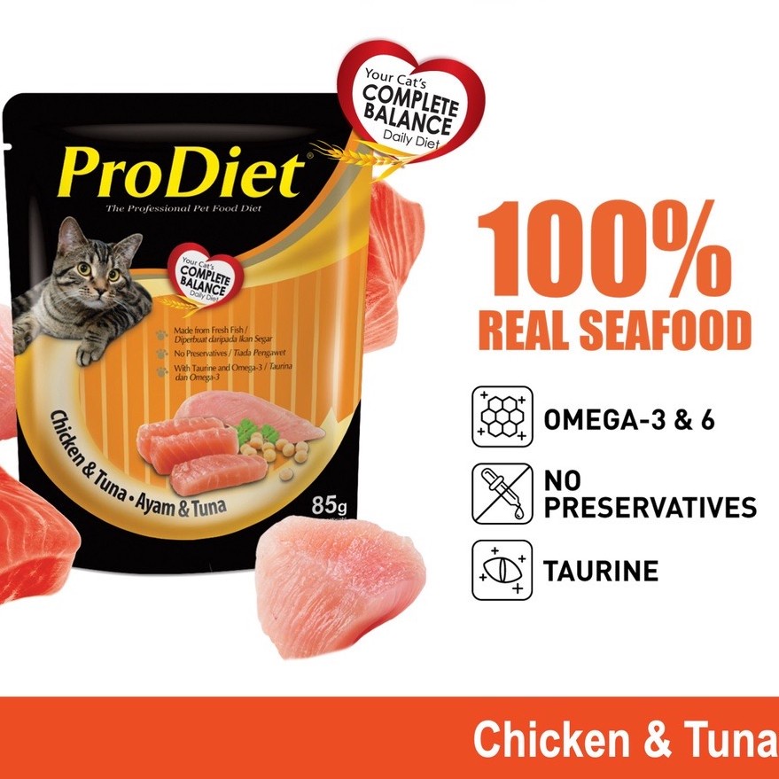 ProDiet Pouch 85gr ProDiet Kitten ProDiet Wet Food Prodiet Sachet