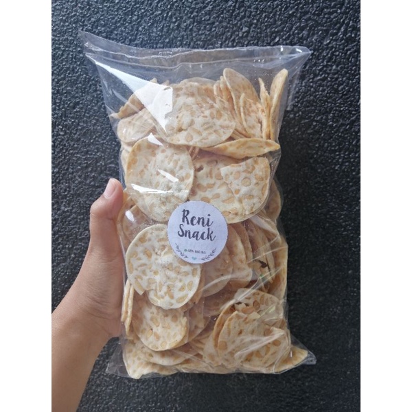 

Kripik Tempe Sagu 250gr Reni Snack