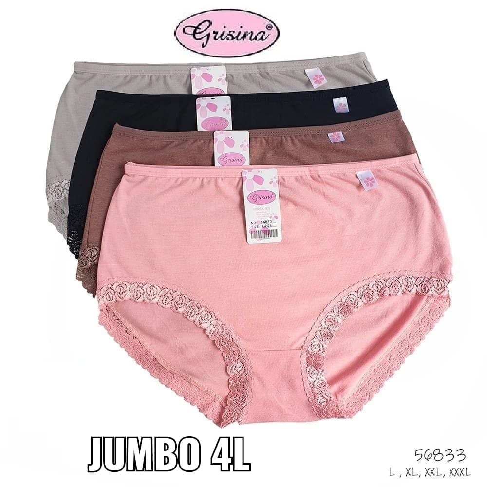 CD Wanita Super Jumbo 4L 3L XL L Premium Celana Dalam Cewek Cd Cewek Cd Grisina Renda Premium