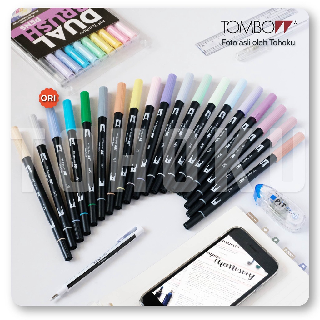 

Satuan Original Tombow ABT Dual Brush Pastel Collections