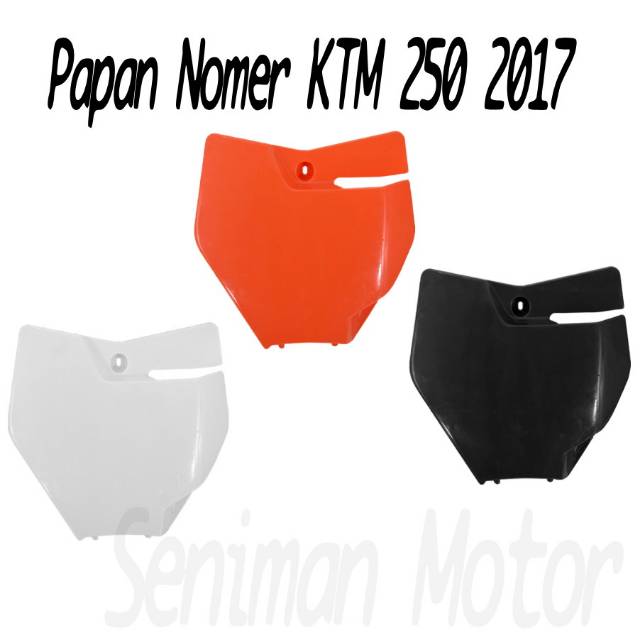 Plat Nomer KTM 250 2017  Papan Nomer KTM 250 2017  Sixday  Body Part Trail